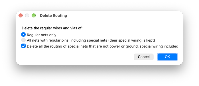 Delete Routing