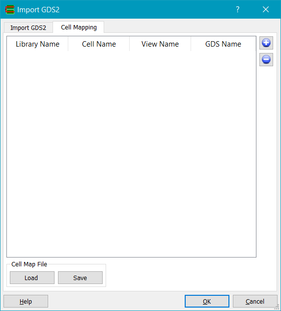 Import GDS2 Map Cells